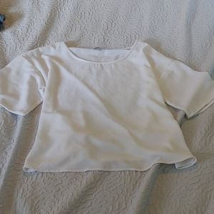 West Kel White Tie Back Blouse